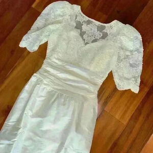 Vintage Alfred Angelo silk gown
